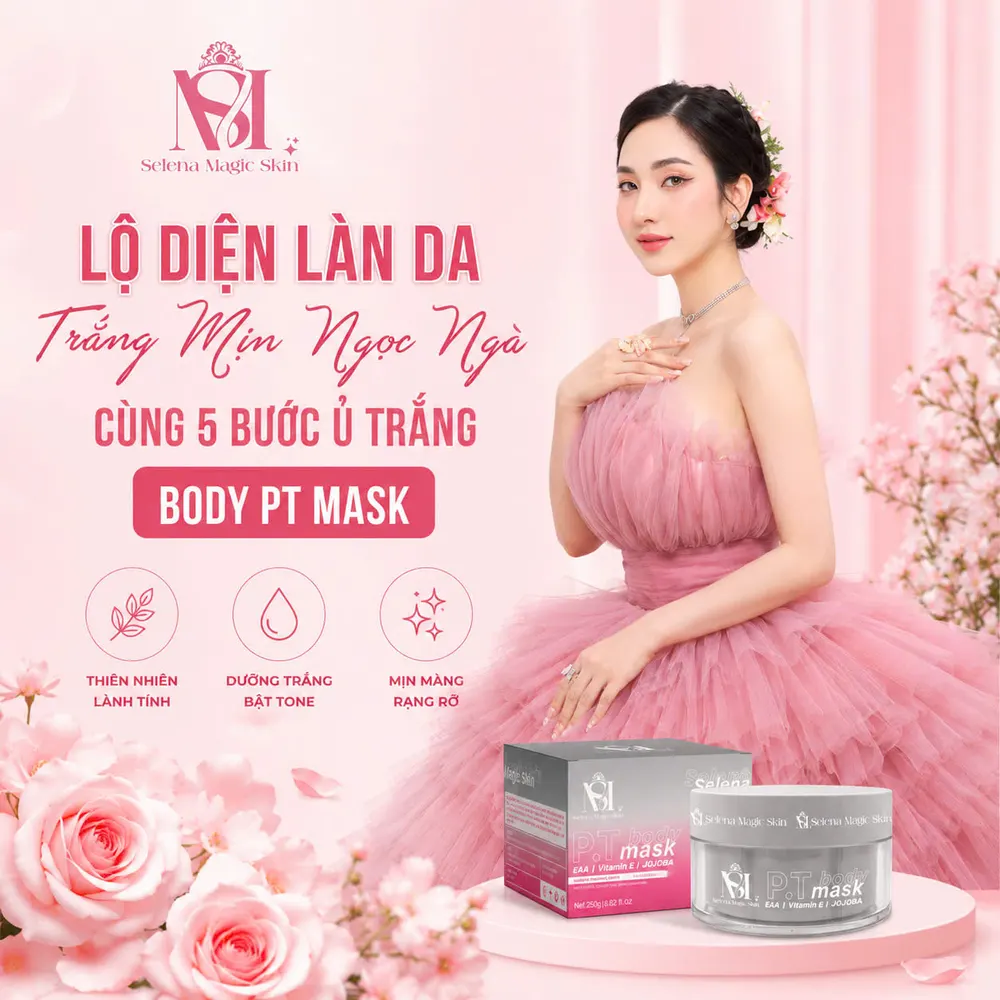 Lộ diện làn da trắng mịn với 5 bước ủ trắng Body PT Mask