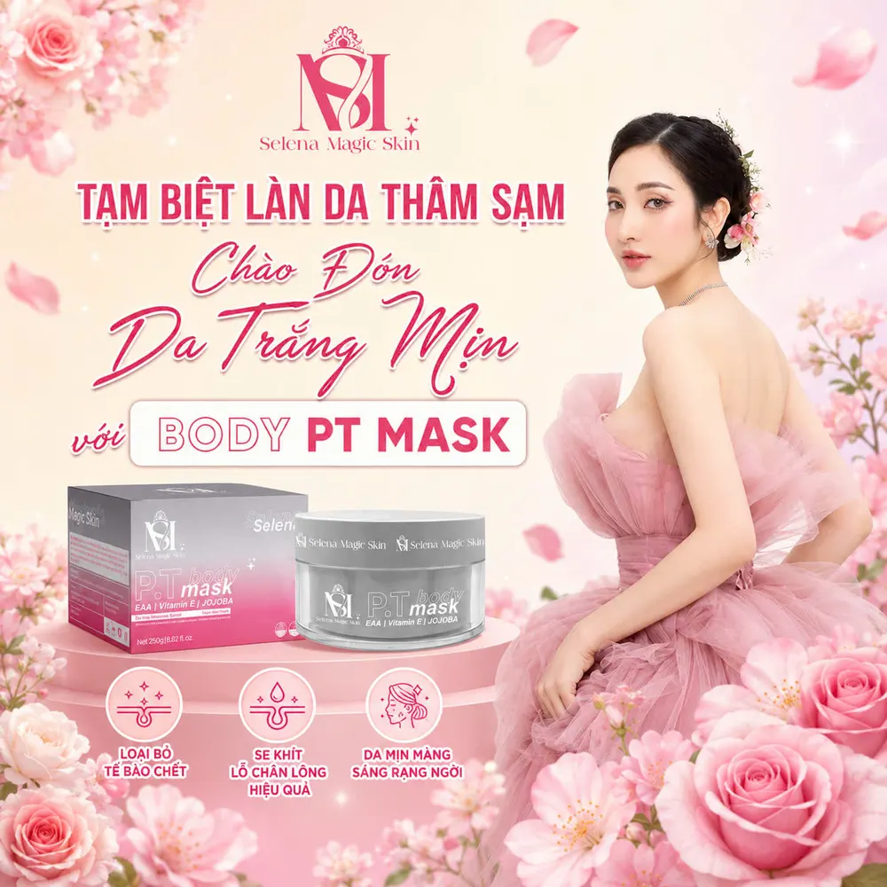 Body PT Mask – chào đón da trắng mịn