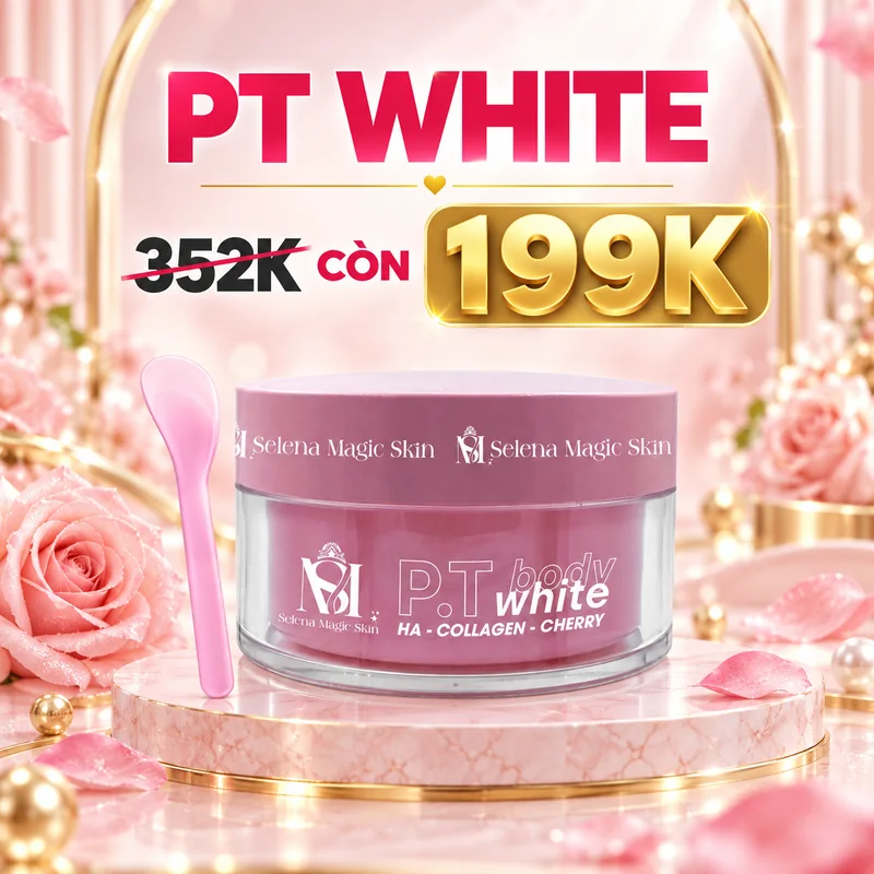 Kem Body P.T White 250g – giá ưu đãi 199.000đ, niêm yết 352.000đ
