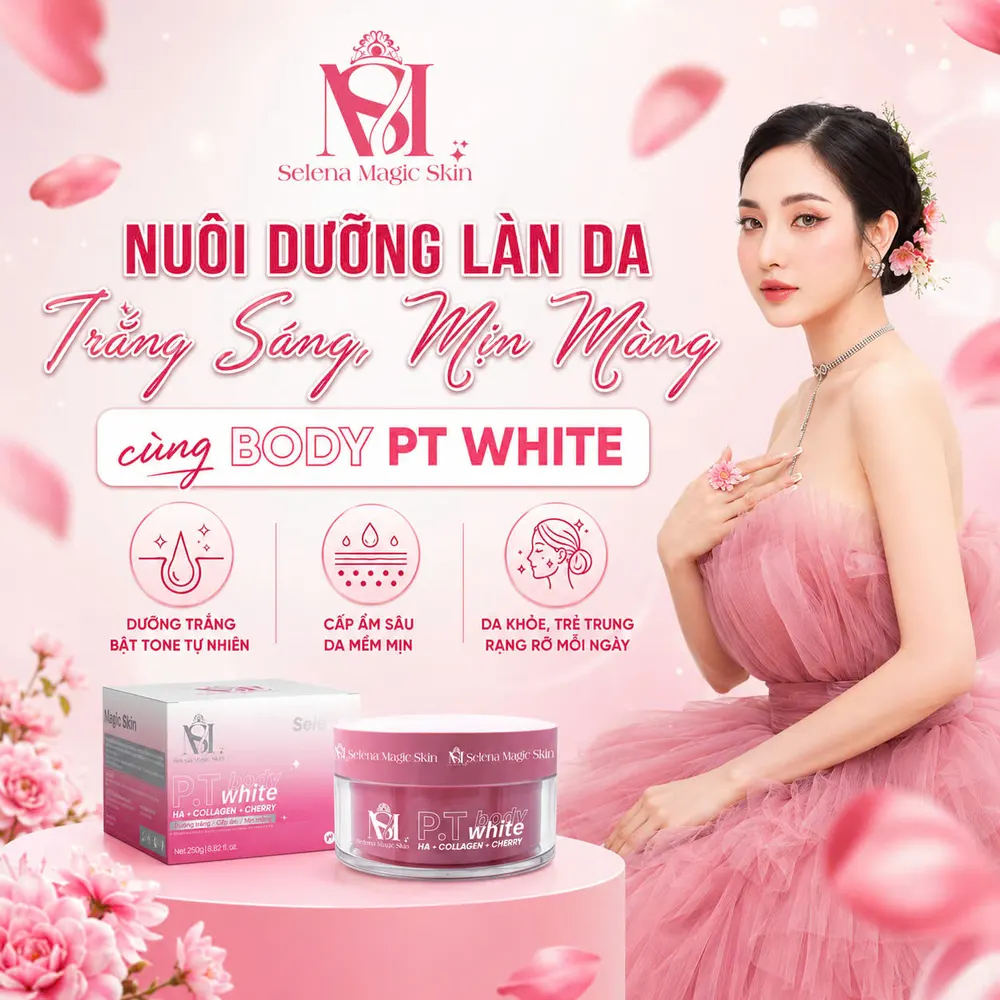 Kem Body PT White – nuôi dưỡng làn da