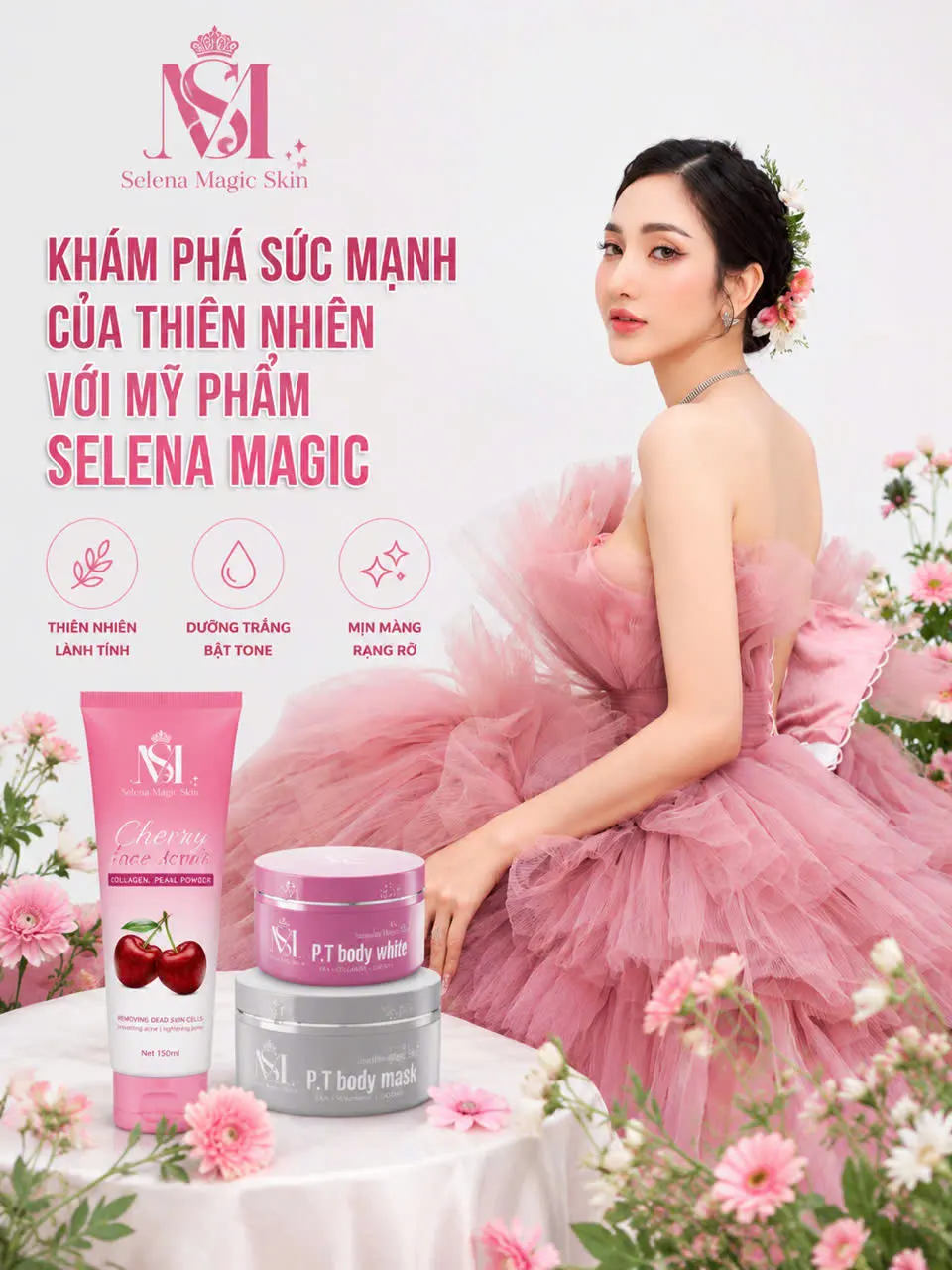 Khám phá sức mạnh thiên nhiên với mỹ phẩm Selena Magic