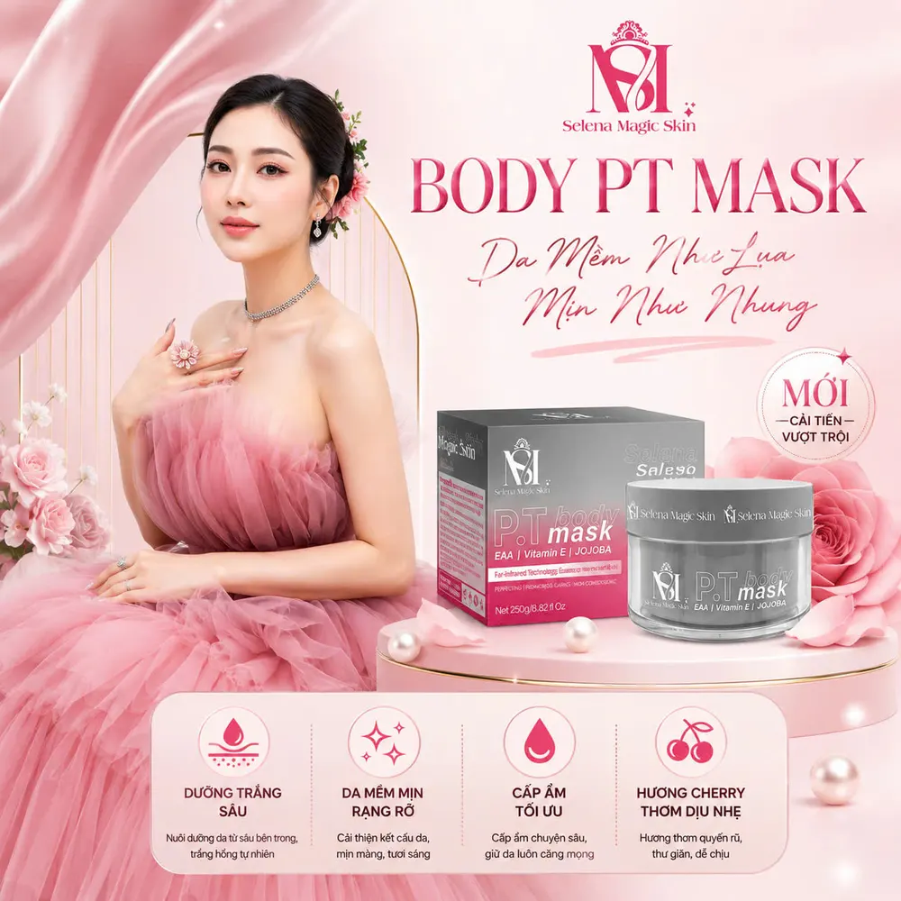 Ủ Trắng PT Mask – ủ dưỡng body tại nhà